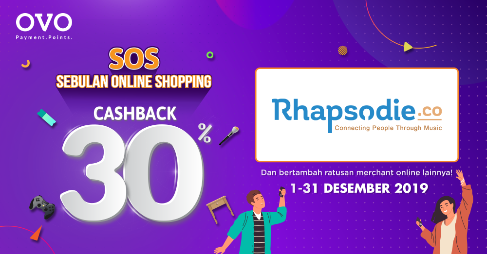 Sebulan Online Shopping OVO Cashback!